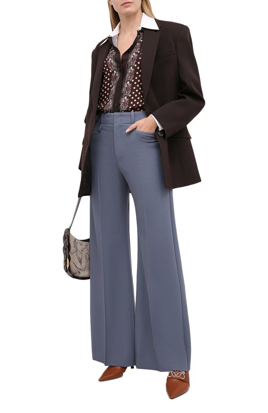 фото Шерстяные брюки chloé