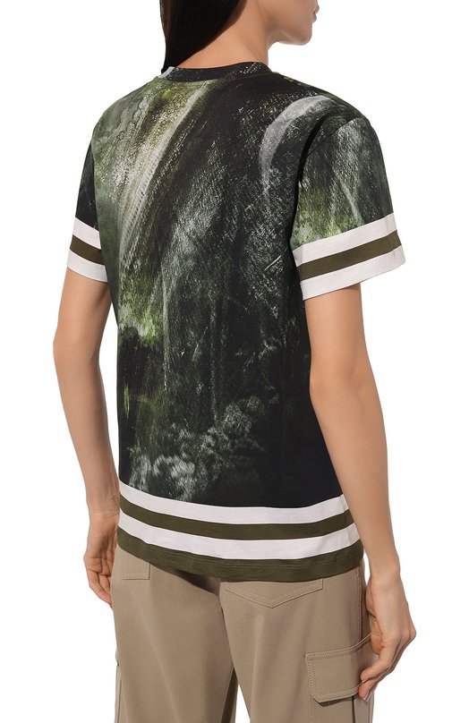 фото Хлопковая футболка alberta ferretti