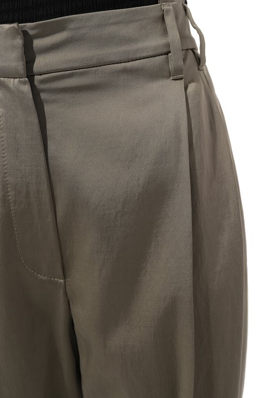 фото Брюки из вискозы и хлопка brunello cucinelli