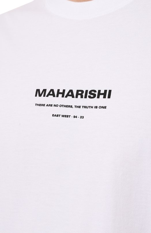 фото Хлопковая футболка maharishi