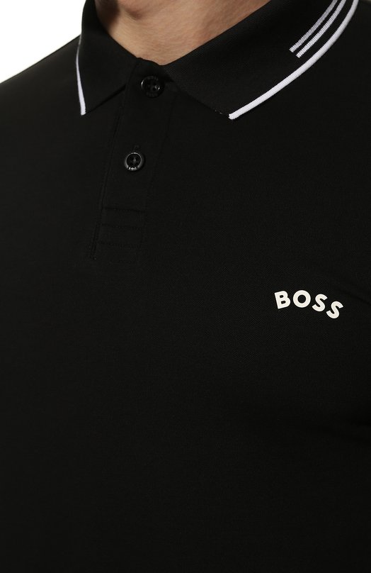 фото Хлопковое поло boss