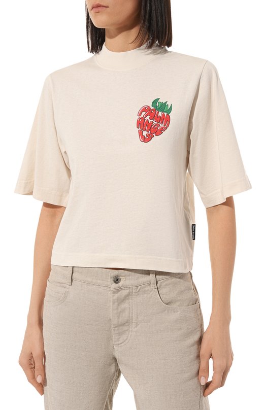 фото Хлопковая футболка palm angels