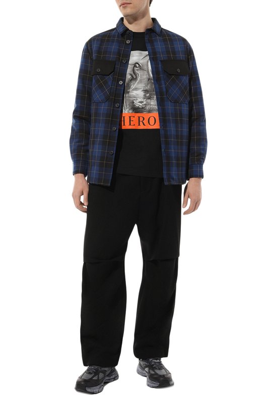 фото Хлопковая футболка heron preston