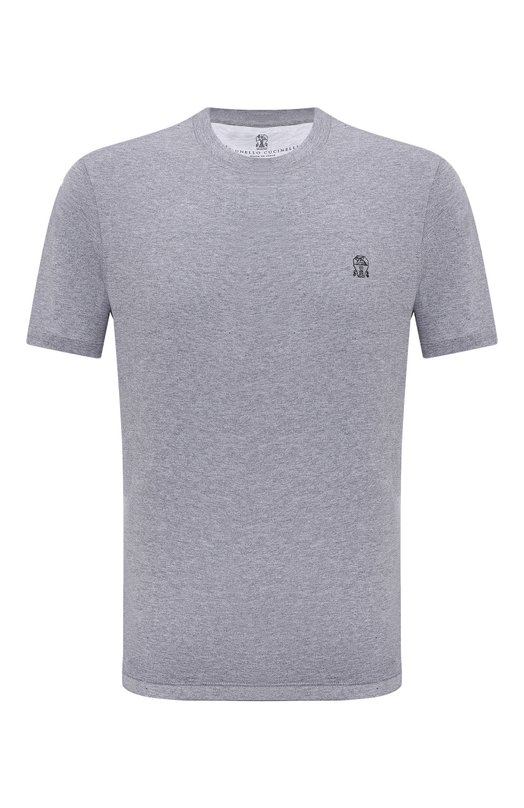 фото Хлопковая футболка brunello cucinelli