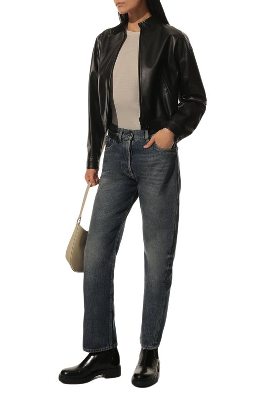 фото Кожаные ботинки prada