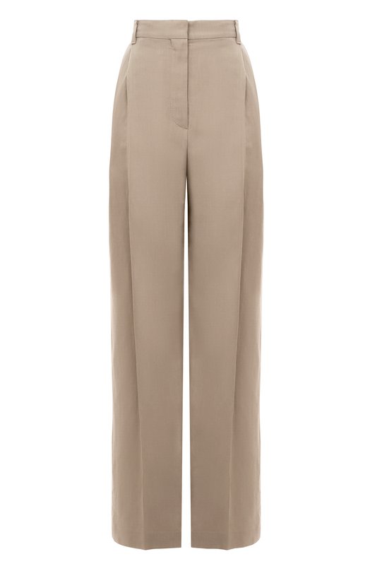 фото Брюки из вискозы и льна brunello cucinelli