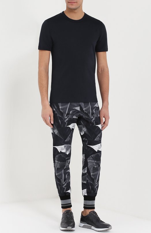 фото Хлопковая футболка с круглым вырезом dolce & gabbana