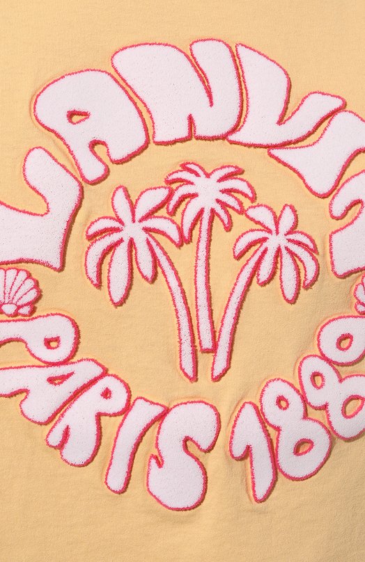 фото Хлопковая футболка lanvin