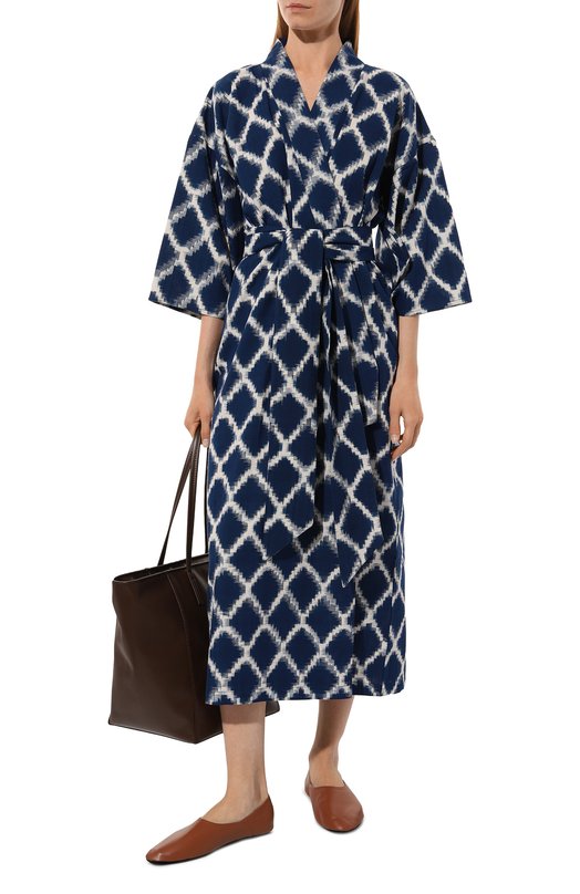 фото Хлопковое платье-кимоно kleed loungewear