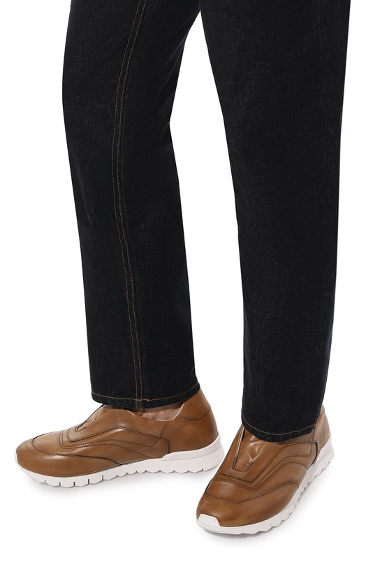 фото Кожаные кроссовки kiton