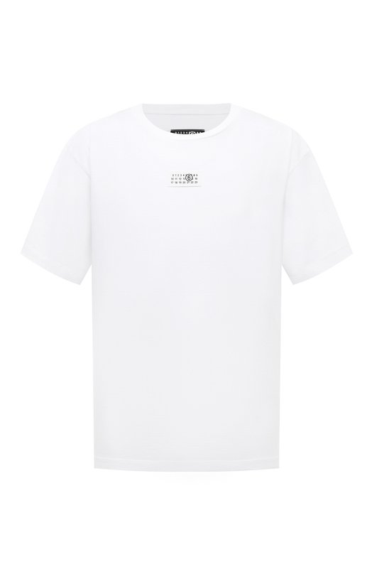 фото Хлопковая футболка mm6