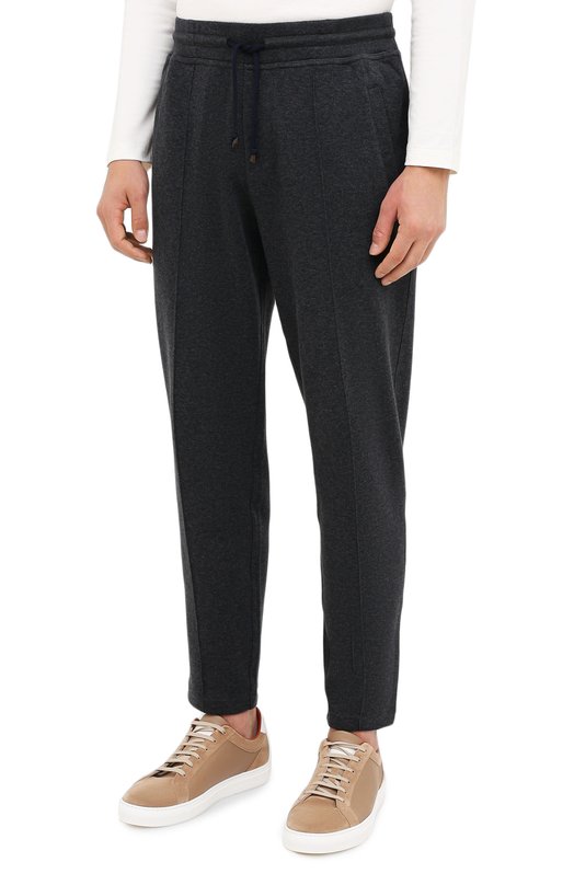 фото Хлопковые брюки brunello cucinelli