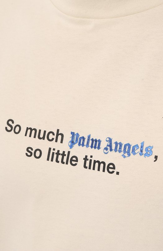 фото Хлопковая футболка palm angels