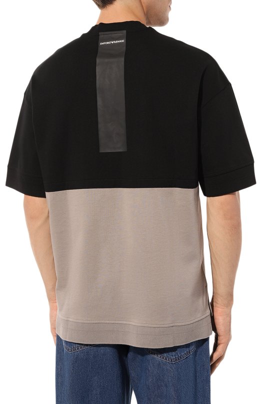 фото Хлопковая футболка emporio armani