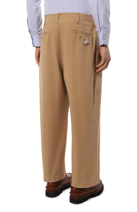 фото Хлопковые брюки gucci