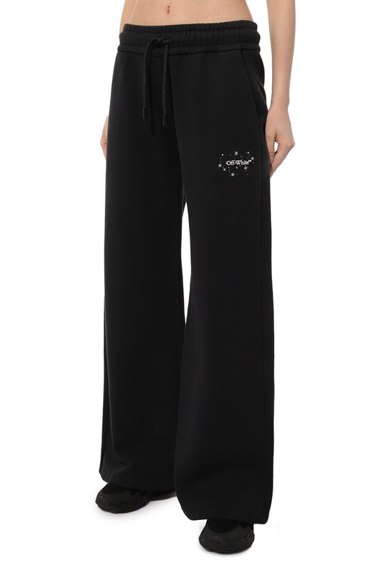 фото Хлопковые брюки off-white