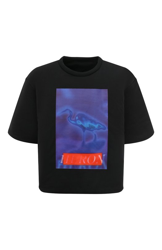 фото Хлопковая футболка heron preston