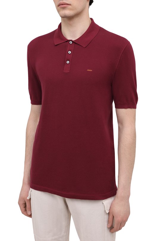 фото Хлопковое поло ermenegildo zegna