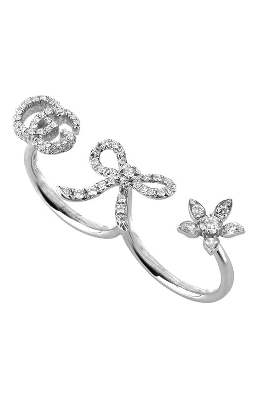 фото Кольцо на два пальца gucci