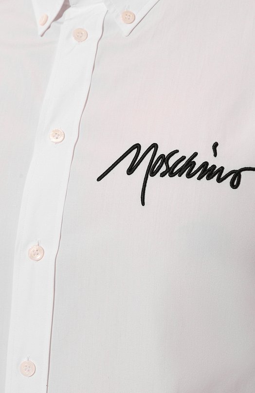 фото Хлопковая рубашка moschino