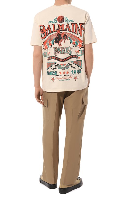 фото Хлопковая футболка balmain