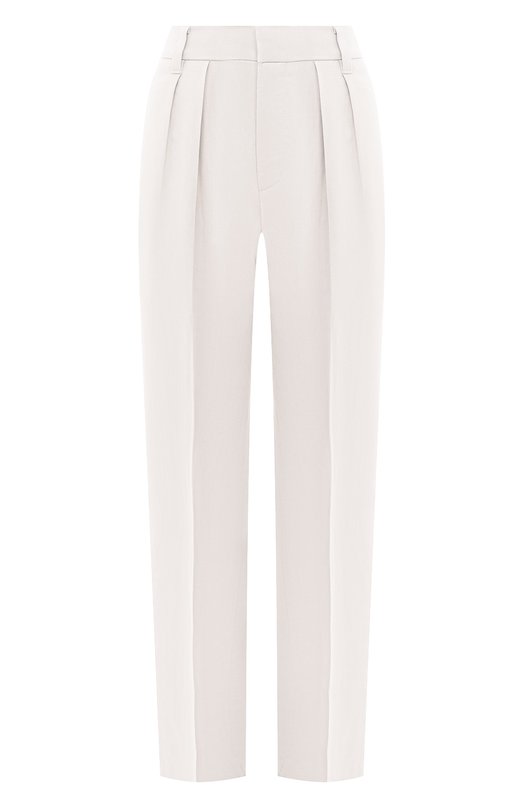 фото Брюки из вискозы и льна brunello cucinelli