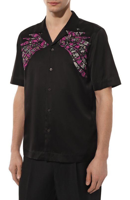 фото Рубашка из вискозы и хлопка dries van noten