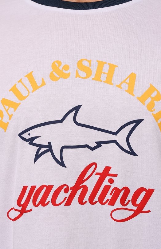 фото Хлопковая футболка paul&shark