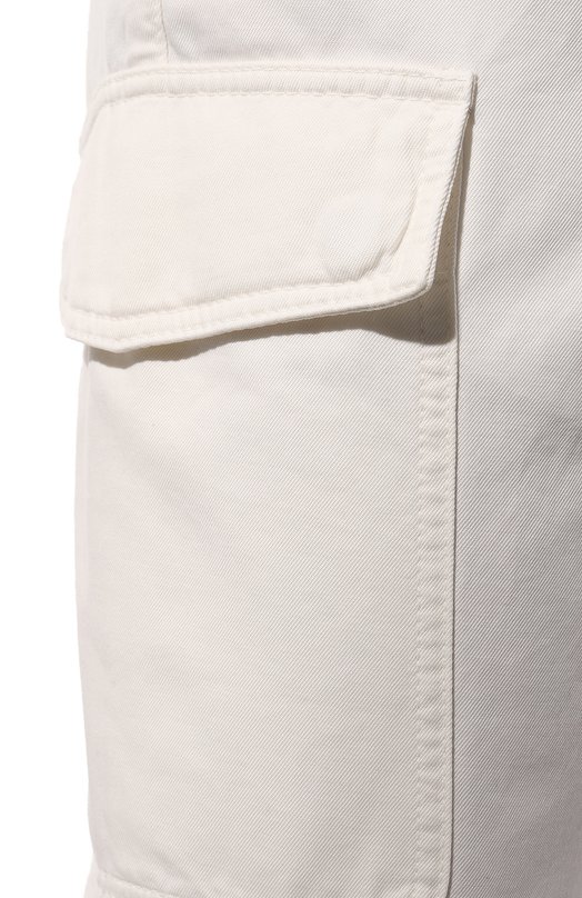 фото Хлопковые брюки-карго brunello cucinelli