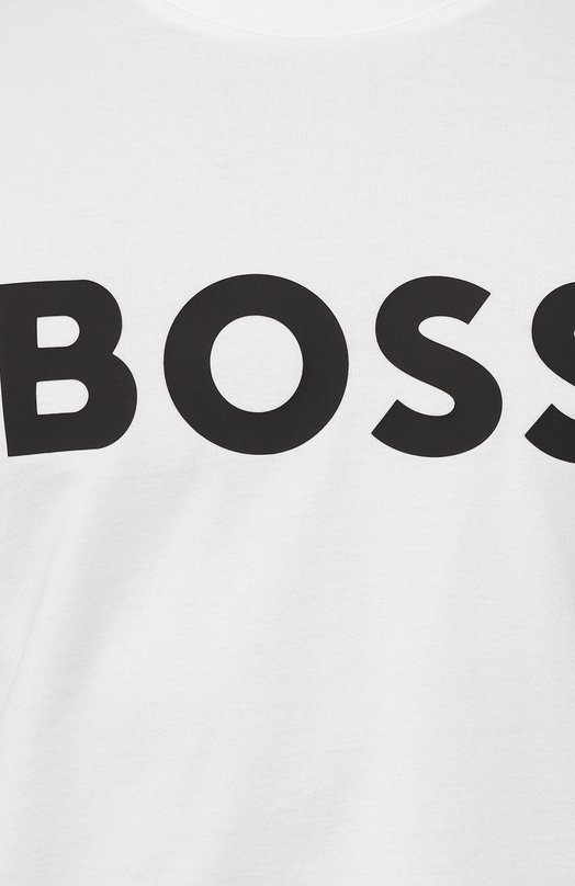 фото Хлопковая футболка boss
