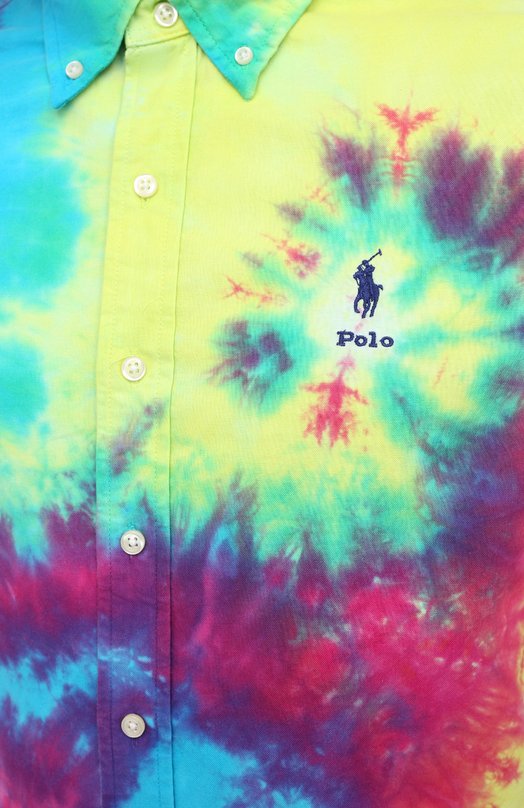 фото Хлопковая рубашка polo ralph lauren