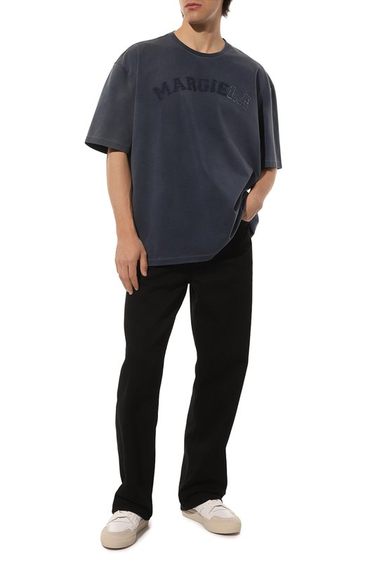 фото Хлопковая футболка maison margiela