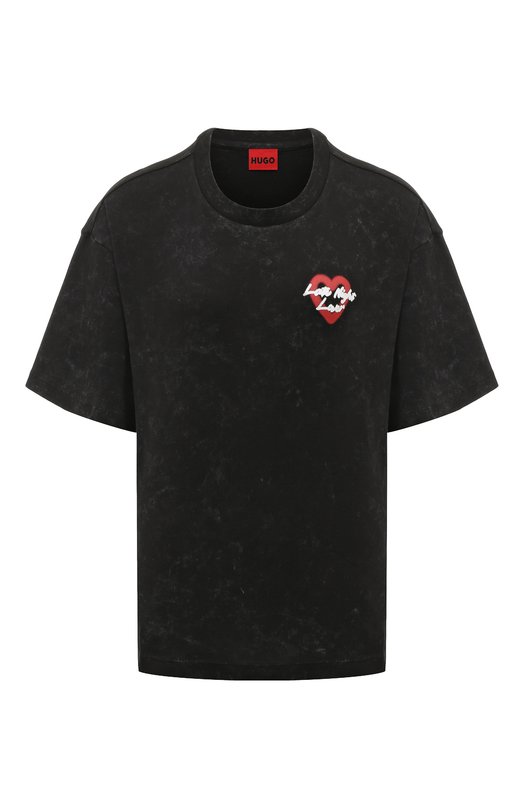 фото Хлопковая футболка hugo