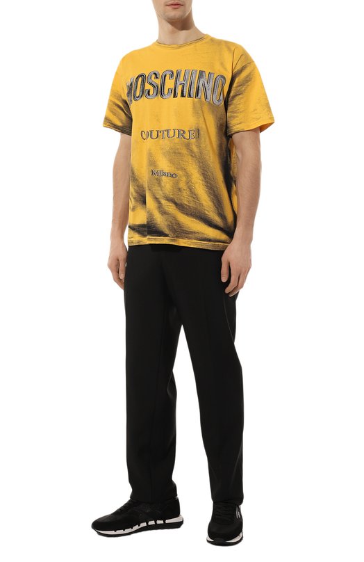 фото Хлопковая футболка moschino