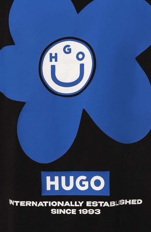фото Хлопковая футболка hugo