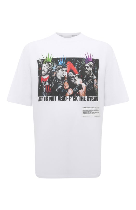 фото Хлопковая футболка diego venturino