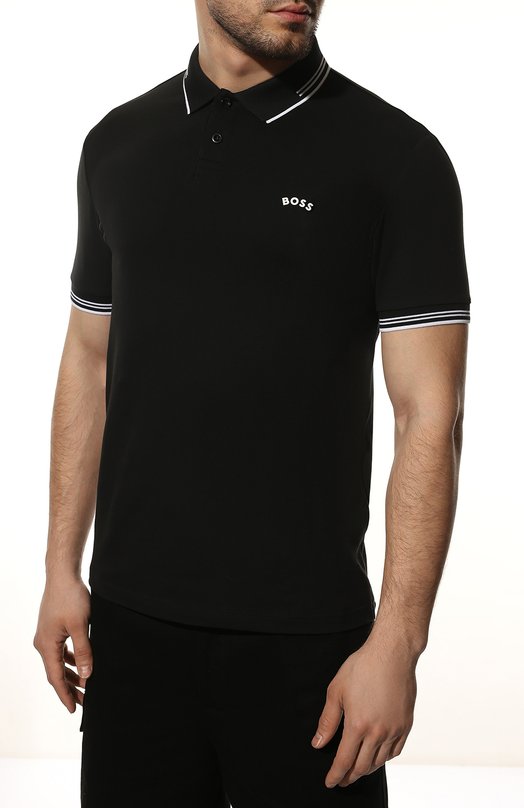 фото Хлопковое поло boss