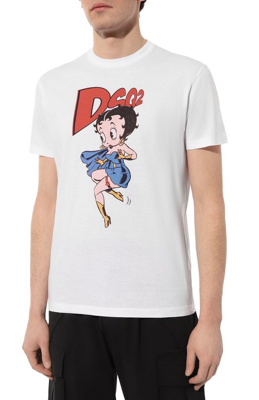 фото Хлопковая футболка dsquared2