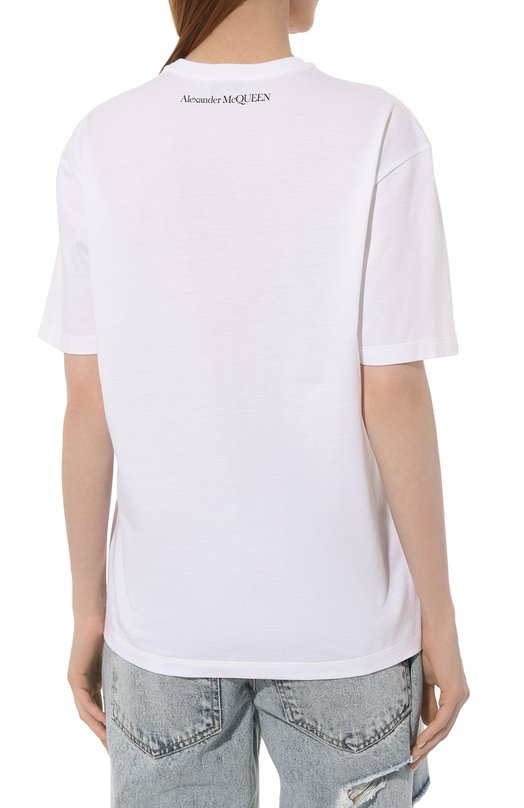 фото Хлопковая футболка alexander mcqueen