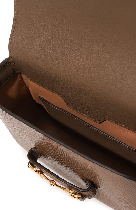 фото Сумка 1955 horsebit mini из кожи варана gucci