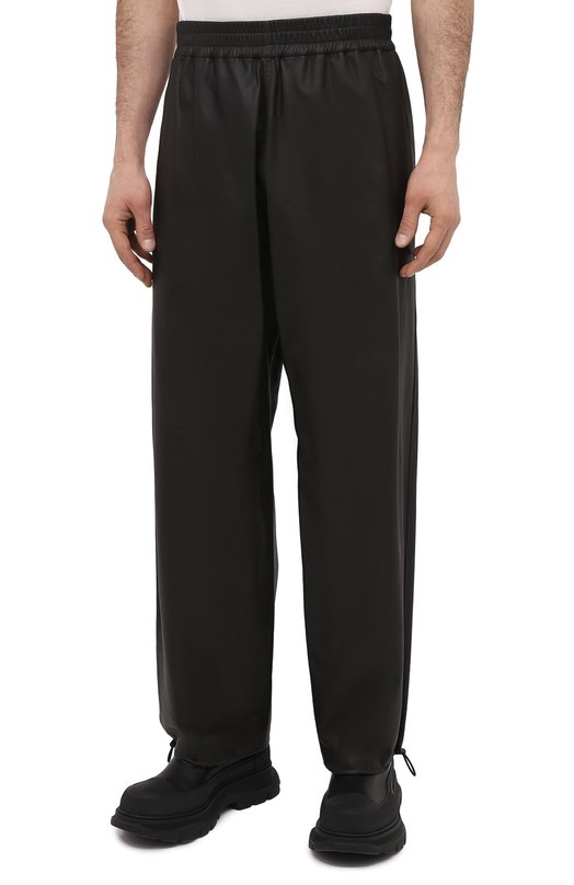 фото Кожаные брюки bottega veneta