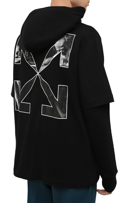 фото Хлопковое худи off-white