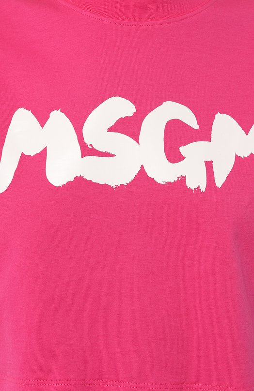 фото Хлопковая футболка msgm