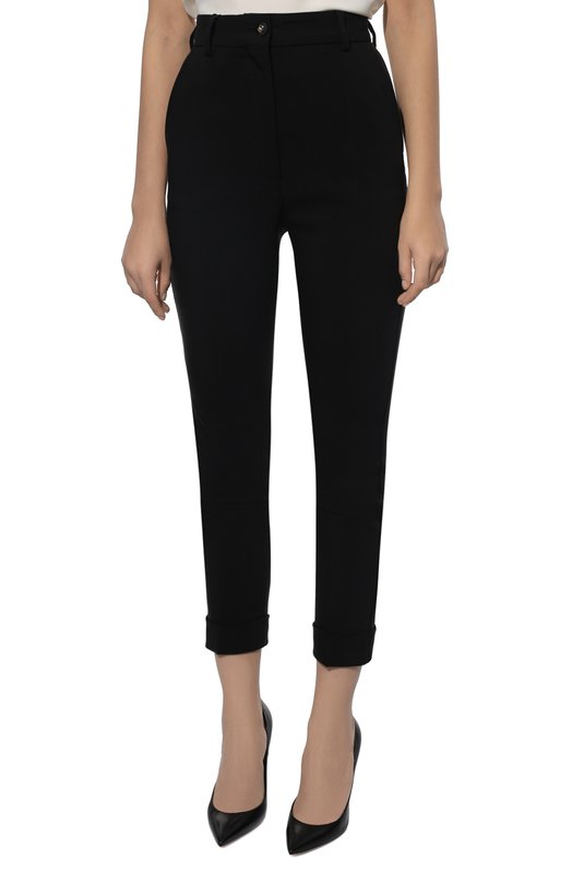 фото Брюки из хлопка и вискозы dolce & gabbana