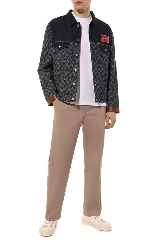 фото Хлопковые брюки gucci