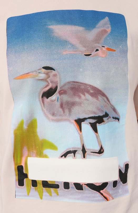 фото Хлопковая футболка heron preston