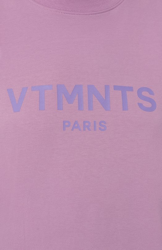 фото Хлопковая футболка vtmnts