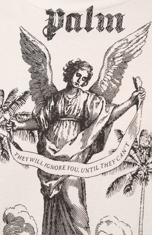 фото Хлопковая футболка palm angels