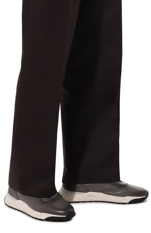 фото Кожаные кроссовки santoni