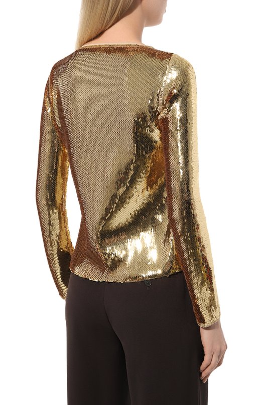 фото Топ с отделкой пайетками n21